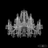 Люстра хрустальная 1403/8+4/240 Ni Bohemia Ivele Crystal (Стеклянный рожок)