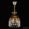 Подвесной светильник с цветным хрусталём 5478/22 G Amber/M-1G Leafs Bohemia Ivele Crystal (5478)