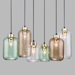 Подвесной светильник с плафонами                      TK Lighting  3328 Marco Green