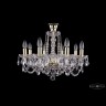 Люстра хрустальная 1402/8/195 G tube Bohemia Ivele Crystal (Стеклянный рожок)