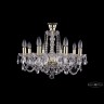 Люстра хрустальная 1402/8/195 G tube Bohemia Ivele Crystal (Стеклянный рожок)
