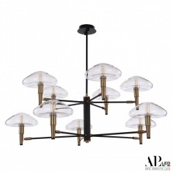 Люстра 3308.1006/5+5 FP+BK APL LED (Модерн)