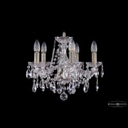 Люстра хрустальная 1413/5/141 Pa Bohemia Ivele Crystal (Стеклянный рожок)