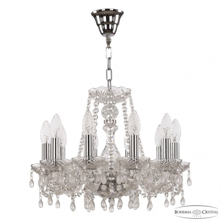 Люстра хрустальная 112/10/141 Ni V0300 Bohemia Ivele Crystal (Стеклянный рожок)