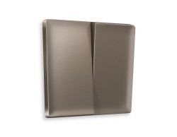 Ambrella Light Лицевая панель для 2-клавишных выключателей QUANT Ambrella Volt ALFA AP6330
