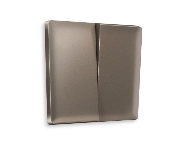 Ambrella Light Лицевая панель для 2-клавишных выключателей QUANT Ambrella Volt ALFA AP6330