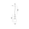Подвесной светильник Divinare VOLTURN 1243/06 SP-22
