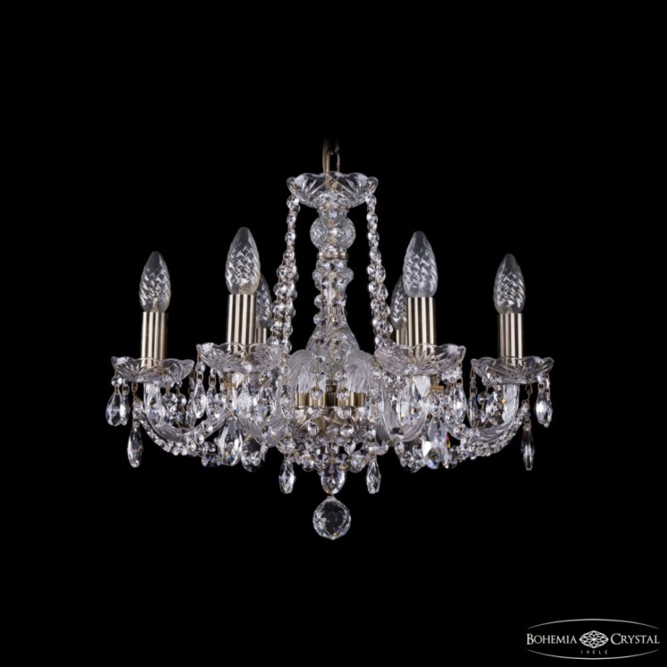 Люстра хрустальная 1402/6/160 Pa Bohemia Ivele Crystal (Стеклянный рожок)