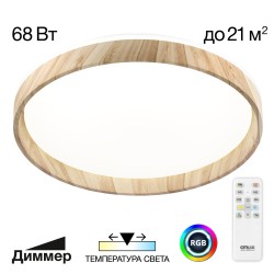 Citilux ENZO CL753452G LED RGB Светильник с пультом Клён