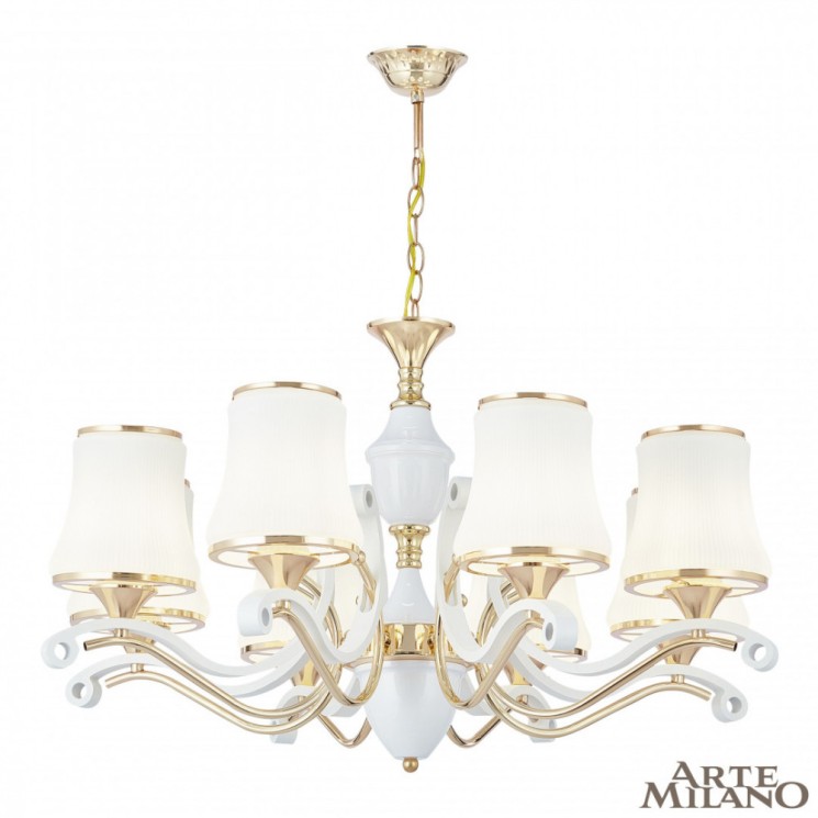 Люстра 303987/8 Wh/Gd Arte Milano (Подвесные)