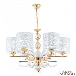 Люстра 302097/6 Wh/Gd Arte Milano (Подвесные)