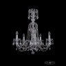 Люстра хрустальная 1402/5/195/XL-64 Ni Bohemia Ivele Crystal (Стеклянный рожок)