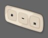 Ambrella Light Лицевая панель для HDMI розетки QUANT Ambrella Volt OMEGA OP3340