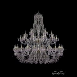 Люстра хрустальная 1410/24+12+6/530/2d G V7010 Bohemia Ivele Crystal (Стеклянный рожок)