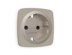 Ambrella Light Лицевая панель для электрической розетки с/з со шторками QUANT Ambrella Volt OMEGA OP3670
