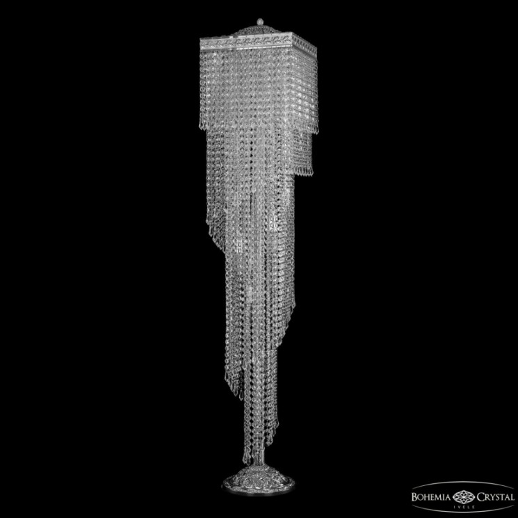 Торшер каскад хрустальный 83112T6/30IV-152 Ni Bohemia Ivele Crystal (Спирали и каскады)