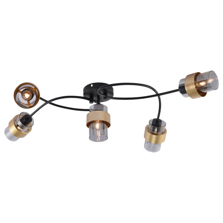 Escada 1139/5P E14*40W Black/Gold