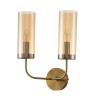 Indigo Настенный светильник 13014/2W Brass