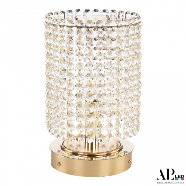 Настольная лампа SH500.L3.17-26.A.Gd.E14 Art Crystal Light (С 1 лампочкой)