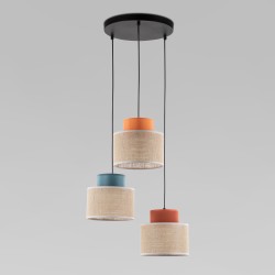 Подвесной светильник с тканевыми абажурами                      TK Lighting  2759 Duo
