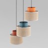 Подвесной светильник с тканевыми абажурами                      TK Lighting  2759 Duo