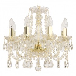 Люстра хрустальная 107/8/141 G Bohemia Ivele Crystal (6 кг)