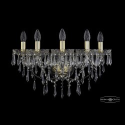 Бра хрустальные 1403B/5/195/XL G Bohemia Ivele Crystal (Стеклянный рожок)