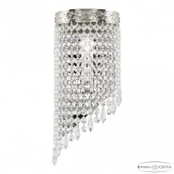 Бра хрустальные 83401BL/15IV-33 Ni Drops Bohemia Ivele Crystal (С 1 лампочкой)