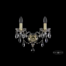 Бра хрустальные 1415B/2/141 G Bohemia Ivele Crystal (Стеклянный рожок)