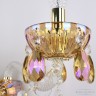 Бра с цветным хрусталём 5413B/2/165 G Shampan/M-1H K777 Bohemia Ivele Crystal (С 2 лампочками и более)