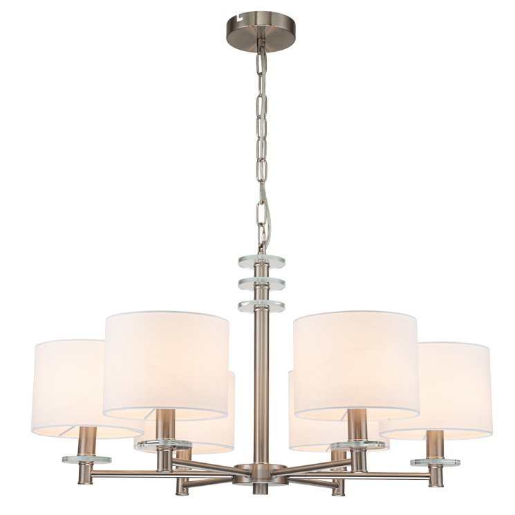 Escada 641/6PL E14*60W Satin nickel