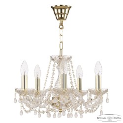 Люстра хрустальная 112/5/141 G V0300 Bohemia Ivele Crystal (Стеклянный рожок)