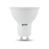 101506205 Лампа Gauss LED LENS MR16 GU10 5W 4100K 1/10/100