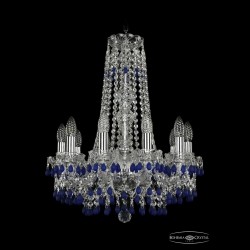 Люстра хрустальная 1410/10/160/h-60 Ni V3001 Bohemia Ivele Crystal (Стеклянный рожок)