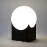 Настольный светильник со стеклянным плафоном                      Eurosvet  01167/1 черный