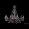 Люстра хрустальная 1411/10/360/XL-87 G Bohemia Ivele Crystal (Стеклянный рожок)