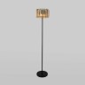 Напольный светильник с металлическим плафоном                      Bogate's  01106/4 черный / шампань