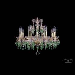 Люстра хрустальная 1410/8/160 G V5001 Bohemia Ivele Crystal (Стеклянный рожок)