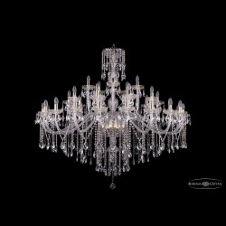 Люстра хрустальная 1415/20+10+5/530 G Bohemia Ivele Crystal (Стеклянный рожок)