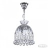 Подвесной светильник с цветным хрусталём 5478/22 Ni Clear/M-1H Balls Bohemia Ivele Crystal (5478)
