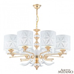 Люстра 302097/8 Wh/Gd Arte Milano (Подвесные)