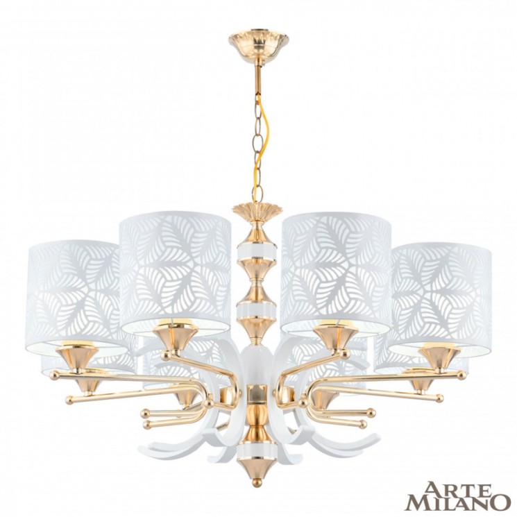 Люстра 302097/8 Wh/Gd Arte Milano (Подвесные)