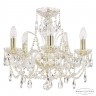 Люстра хрустальная 105/5/141 G Bohemia Ivele Crystal (Стеклянный рожок)