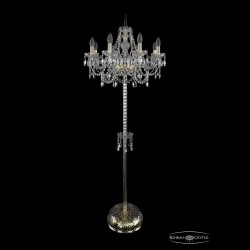 Торшер хрустальный 1411T2/8/195-165 G Bohemia Ivele Crystal (Стеклянный рожок)
