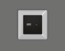 Ambrella Light Лицевая панель для HDMI розетки QUANT Ambrella Volt OMEGA OP8140