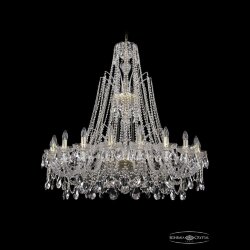 Люстра хрустальная 1411/20/400/XL-120 G Bohemia Ivele Crystal (Стеклянный рожок)