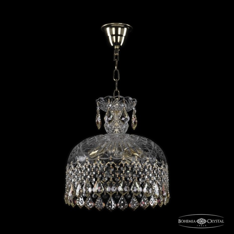 Подвес хрустальный 14781/30 G Leafs K801 Bohemia Ivele Crystal (Стеклянная чаша)