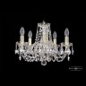 Люстра хрустальная 1402/5/141 G Bohemia Ivele Crystal (Стеклянный рожок)