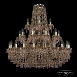 Люстра хрустальная 1410/20+10+5/360/3d G V7010 M721 Bohemia Ivele Crystal (Стеклянный рожок)