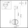 Подвесной ODEON LIGHT TOSCANA 5447/12L